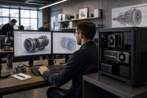 Professional GPU vs. Gaming GPU for CAD, Rendering, and Workstations