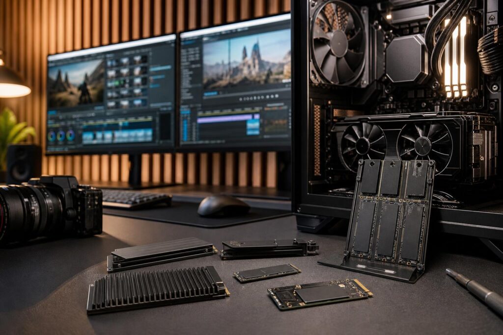 How Much SSD Storage Do You Need for a Gaming PC or Workstation?
