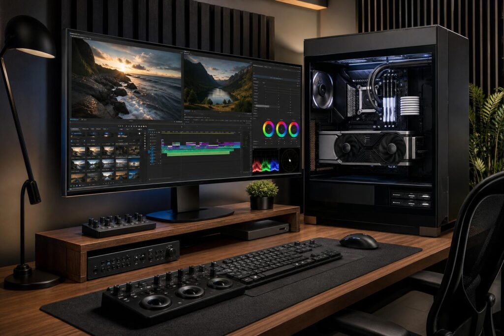 Best PC for Adobe Premiere Pro in 2026: Workstation Specs That Make Sense