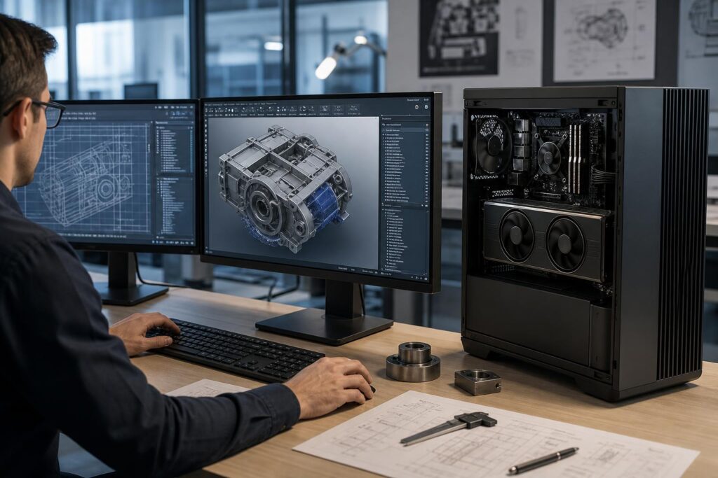 Professional GPU vs. Gaming GPU for CAD, Rendering, and Engineering Workstations
