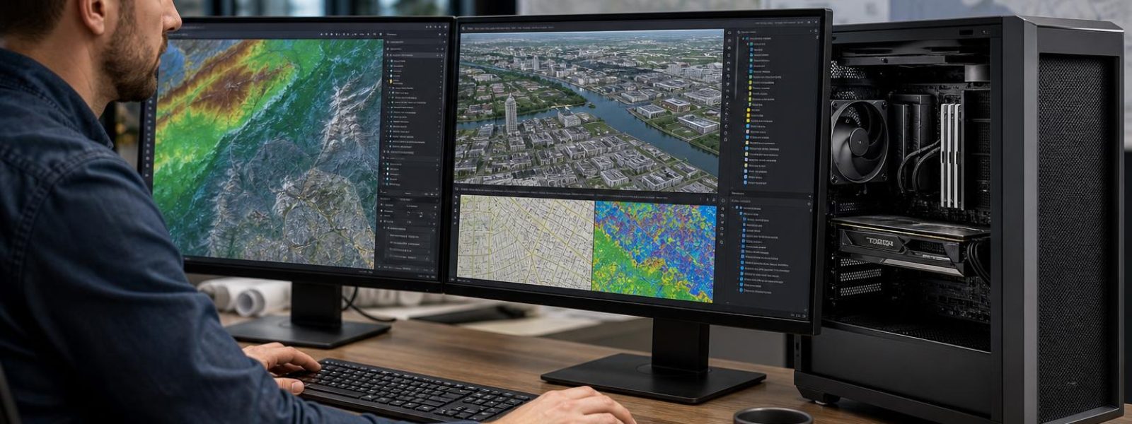 Best GIS Workstation: PC Specs for ArcGIS Pro, QGIS, and Large Spatial Data