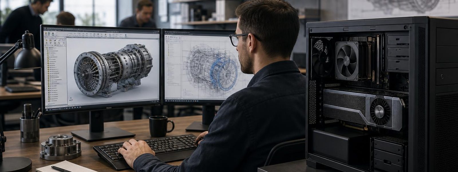 Professional GPU vs. Gaming GPU for CAD, Rendering, and Workstations