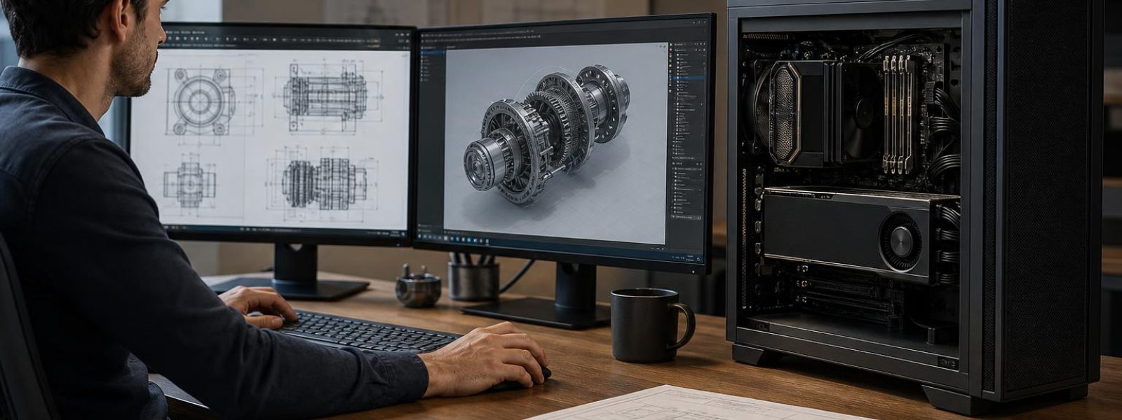 Professional GPU vs. Gaming GPU for CAD, Rendering, and Engineering Workstations
