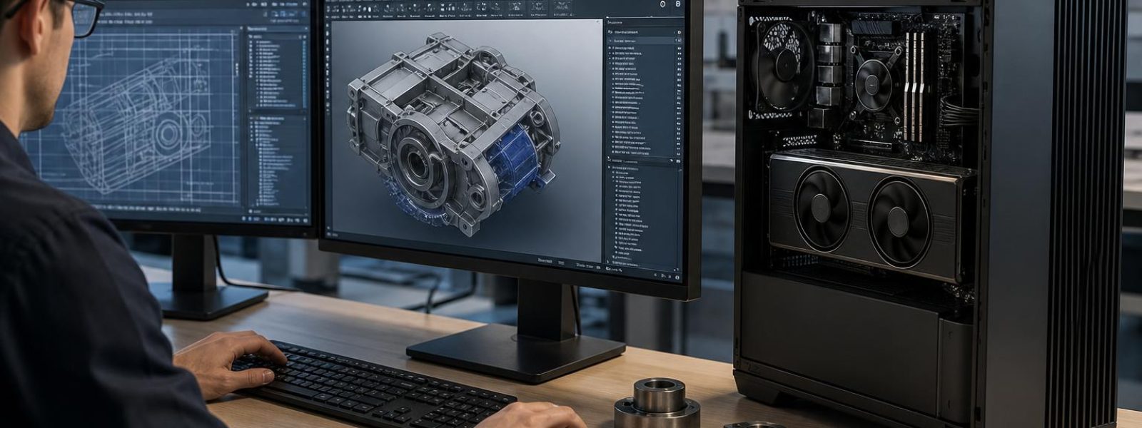 Professional GPU vs. Gaming GPU for CAD, Rendering, and Engineering Workstations